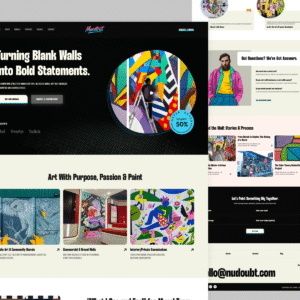 "Murartist" Mural Artist for Urban Spaces UI kit